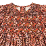 Girl - Micaela Liberty Leopard Print Smocked Dress