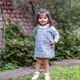 Girl - Lydia Reversible Dress: 100% Corduroy Cotton with Liberty Fabrics