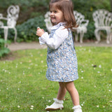 Girl - Lydia Reversible Dress: 100% Corduroy Cotton with Liberty Fabrics