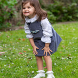 Girl - Lydia Reversible Dress: 100% Corduroy Cotton with Liberty Fabrics