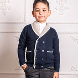 Boy - Nat 100% Cashmere Double Breasted V-Neck Blazer
