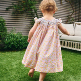 Baby Girl - Octavia 100% Cotton Smocked Midi Dress