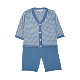 Baby Boy - Andre Cotton V-neck Cardigan and Shorts Set