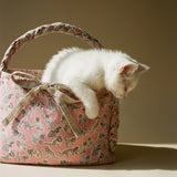 Dolly Mini Tote Bag – Liberty Cotton, Hand-Braided Handles