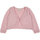 Baby Girl - Cashmere Shrug With Bobble Embroidery