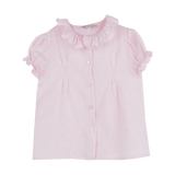 Girl - Gemma Linen Short Sleeve Blouse