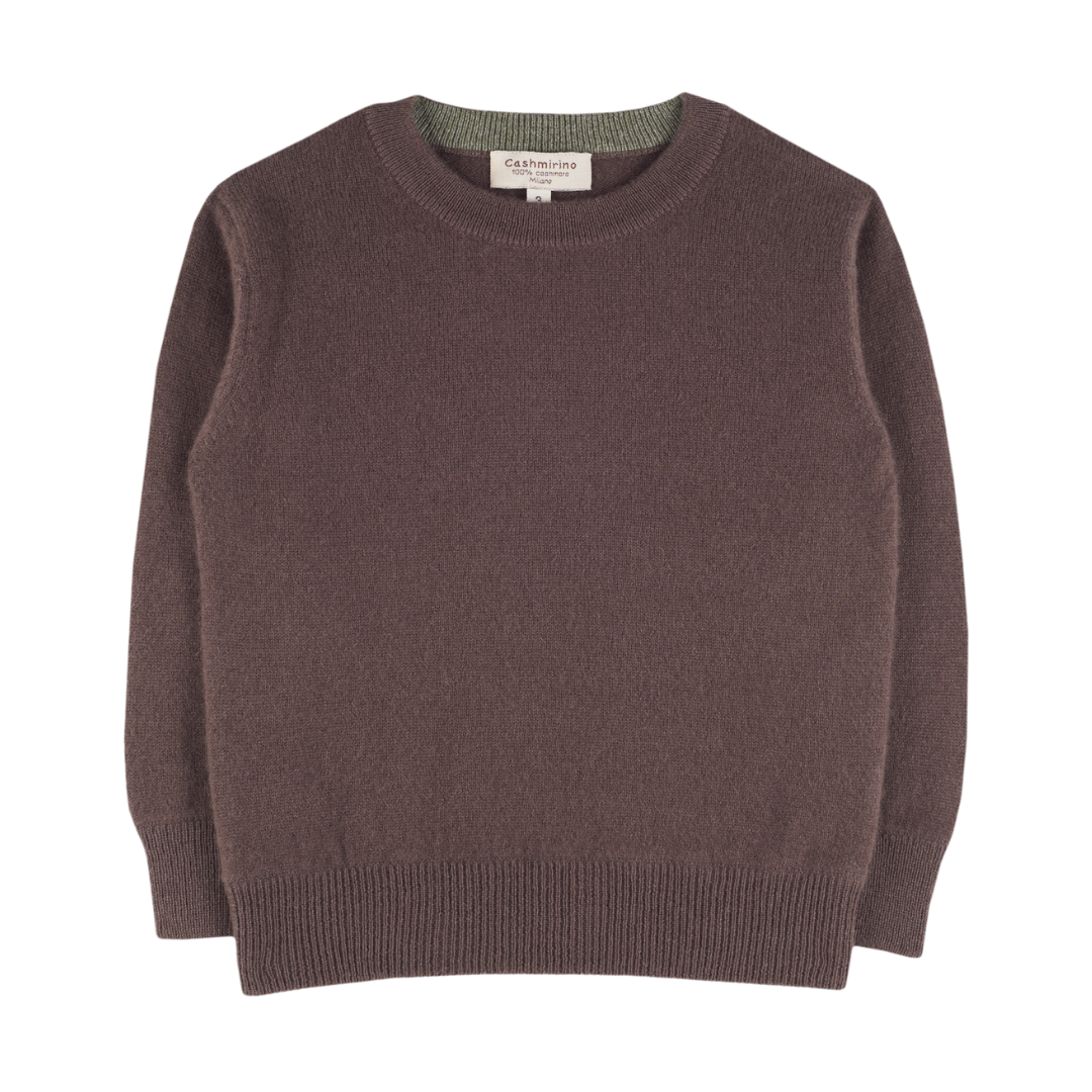 Baby Boy - Nico Jumper – 100% Lightweight Cashmere with Elbow Patches