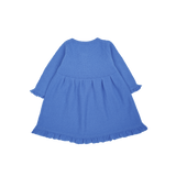 Baby Girl - Sophia 100% Cashmere Ruche Dress with Pleat Detail