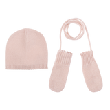 Baby Girl - Riley 100% Cashmere Hat and Mittens Set