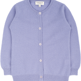 Teen Girl - Sofi 100% Cashmere Crew Neck Everyday Cardigan (14-16 Years)