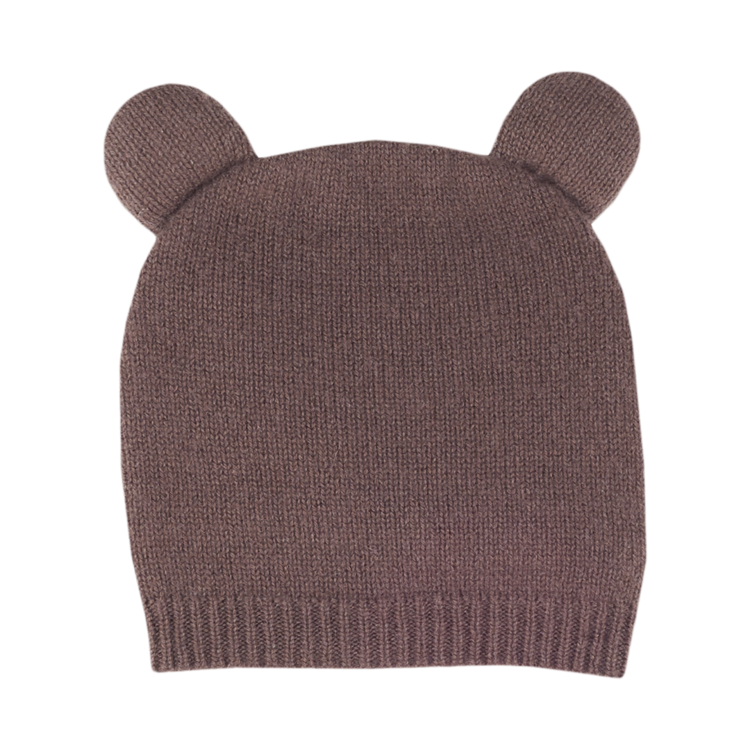 Baby Unisex - Teddy 100% Cashmere Teddy Bear Hat