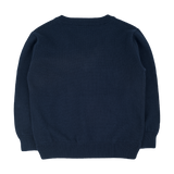 Boy - Cotton V-Neck Jumper with Long Sleeves
