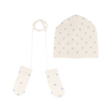 Baby Girl - Dora 100% Cashmere Hat & Mittens Set