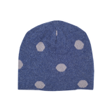 Girl - Cashmere Reversible Hat With Intarsia Circles