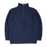 Boy - 100% Cashmere High Neck Cable Knit Jumper