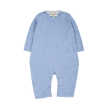 Baby Girl - 100% Cashmere Reverse Knitted Romper