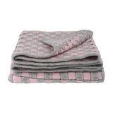 Baby Girl - Cashmere Two Colour Woven Knitted Blanket