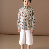 Boy - Sam 100% Cotton Bermuda Shorts