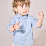 Baby Boy - Davide 100% Cotton Classic Shirt in Nature Prints