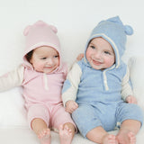 Baby Girl - Brenda 100% Cashmere Teddy Bear Romper
