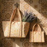 Dolly Mini Tote Bag – Liberty Cotton, Hand-Braided Handles