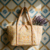 Veronica Tote Bag – Liberty Fabric, Hand-Braided Handles