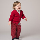Baby Unisex - Zephy Reversible Corduroy Trousers – 100% Cotton with Contrast Cuffs