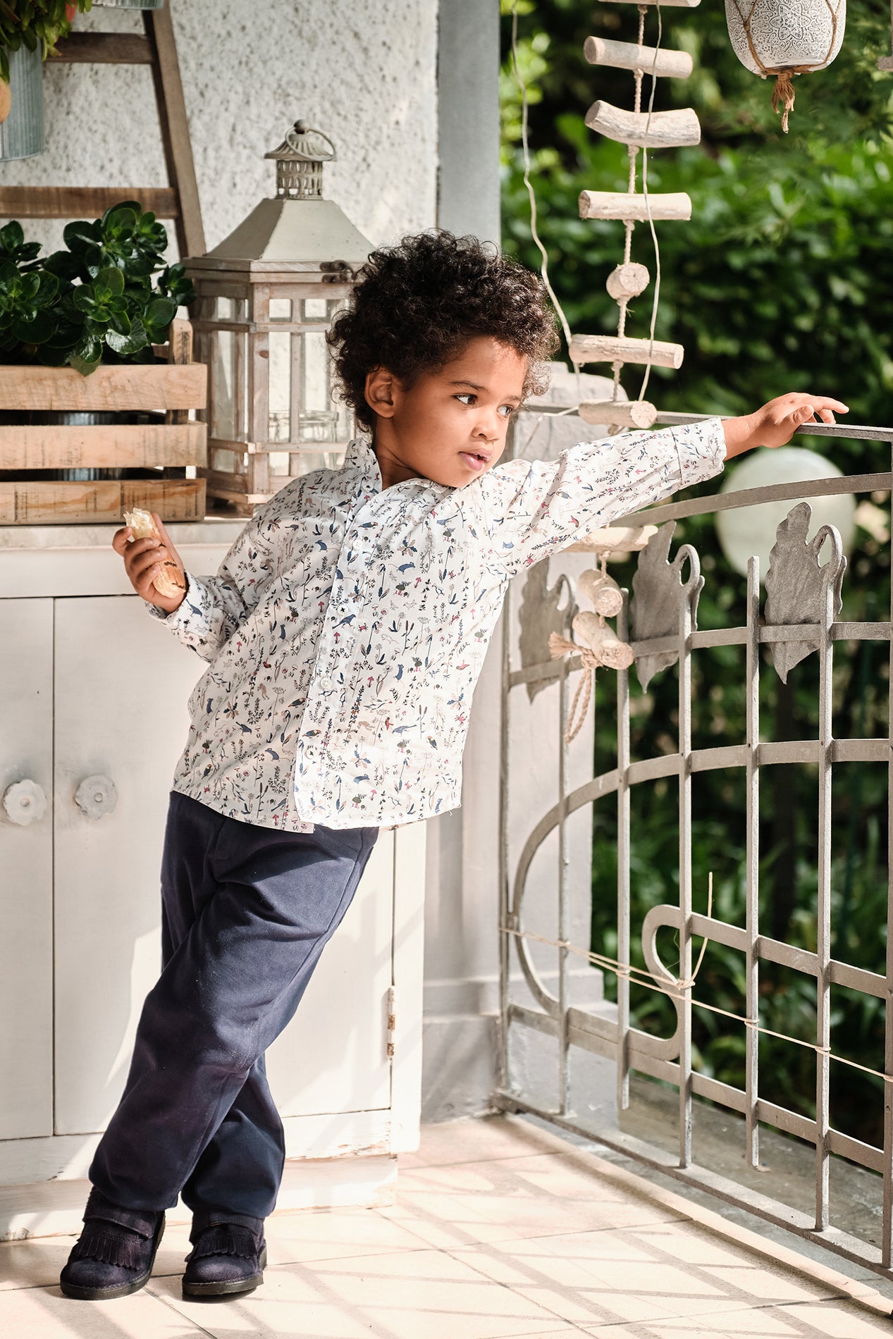 Boy - Bruno 100% Cotton Grandad Shirt