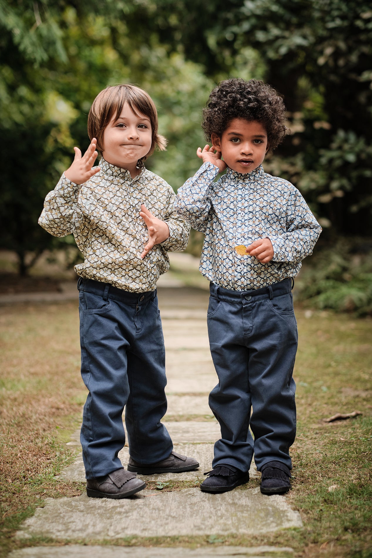 Boy - Bruno 100% Cotton Grandad Shirt