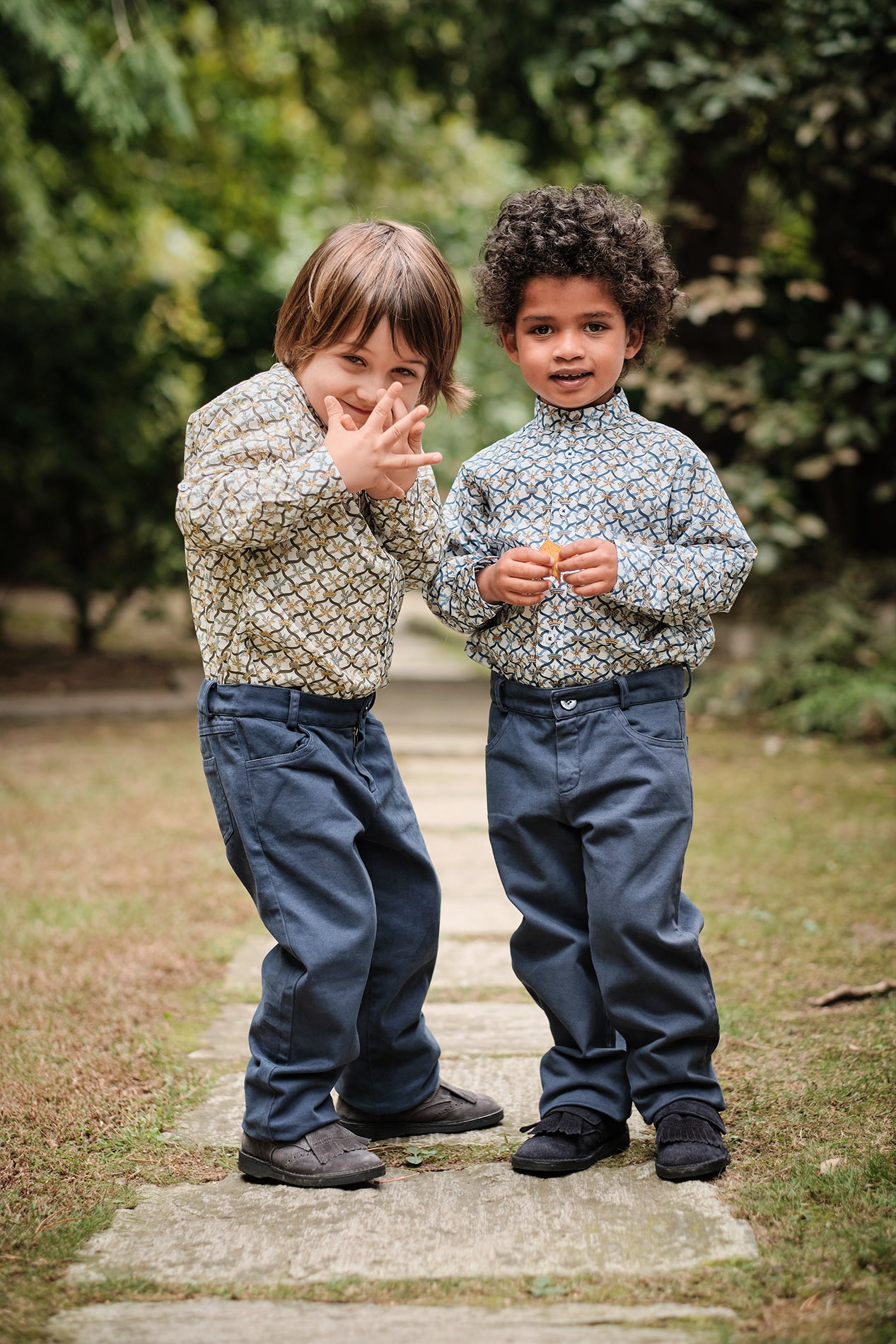 Boy - Bruno 100% Cotton Grandad Shirt