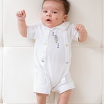 Baby Boy - Theodore 100% Pima Cotton Romper