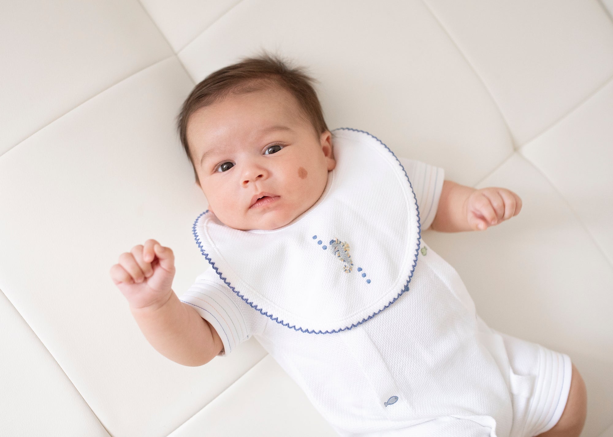 Baby Boy - Theodore 100% Pima Cotton Romper