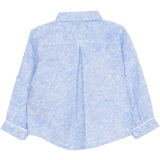Baby Boy - Jordan 100%  Linen Classic Collar Shirt with Internal Contrast and Piping
