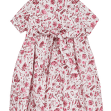 BABY GIRL - MAPLE COTTON HAND EMBROIDERED KNEE LENGTH SMOCKED DRESS