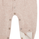 Baby Boy - Alberto 100% Cashmere Romper With Pacifier Pocket
