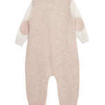 Baby Boy - Alberto 100% Cashmere Romper With Pacifier Pocket