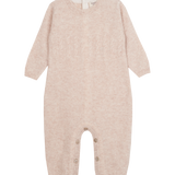 Baby Unisex - Drew 100% Cashmere Romper With Cable Knit Panel