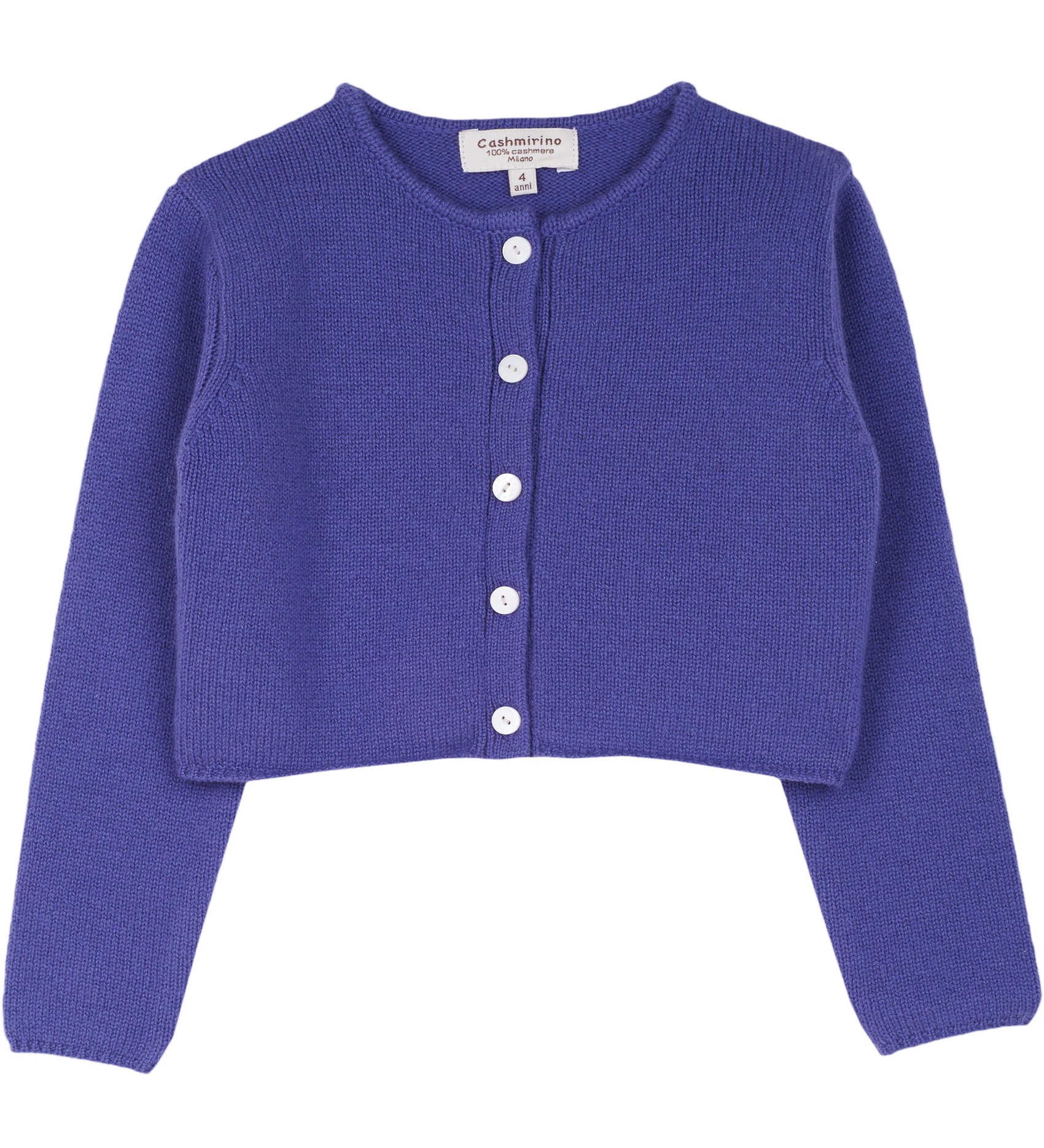 Girl - Cashmere classic short cardigan