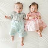 Baby Girl - Camilla 100% Linen Smocked Set