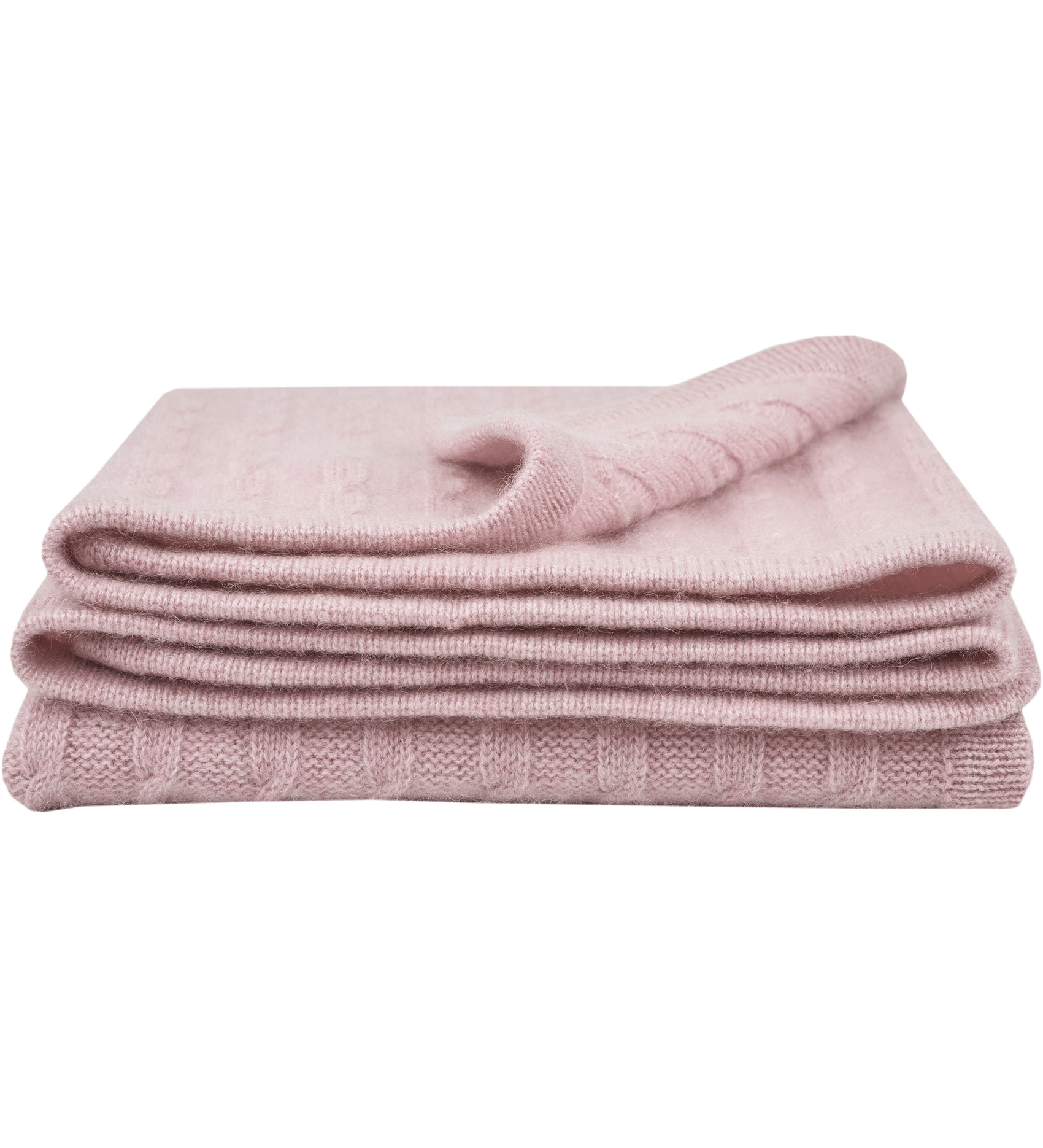 Girl - Peyton 100% Cashmere Cable Knit Blanket