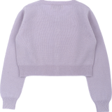 Girl - Silvie 100% Lightweight Cashmere Modern Shrug With Round Neck And Long Sleeves