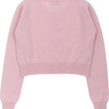 Girl - Silvie 100% Lightweight Cashmere Modern Shrug With Round Neck And Long Sleeves