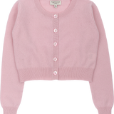 Girl - Silvie 100% Lightweight Cashmere Modern Shrug With Round Neck And Long Sleeves