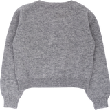 Baby Girl - Silvie 100% Lightweight Cashmere Modern Shrug With Round Neck And Long Sleeves