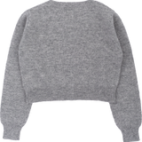 Girl - Silvie 100% Lightweight Cashmere Modern Shrug With Round Neck And Long Sleeves
