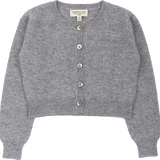 Girl - Silvie 100% Lightweight Cashmere Modern Shrug With Round Neck And Long Sleeves