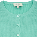 Girl - Neni 100% Cashmere Cardigan With Gathered Waist