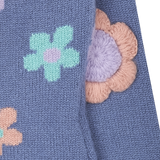 Girl - Aster 100% Cashmere Hoodie Cardigan With Floral Intarsia