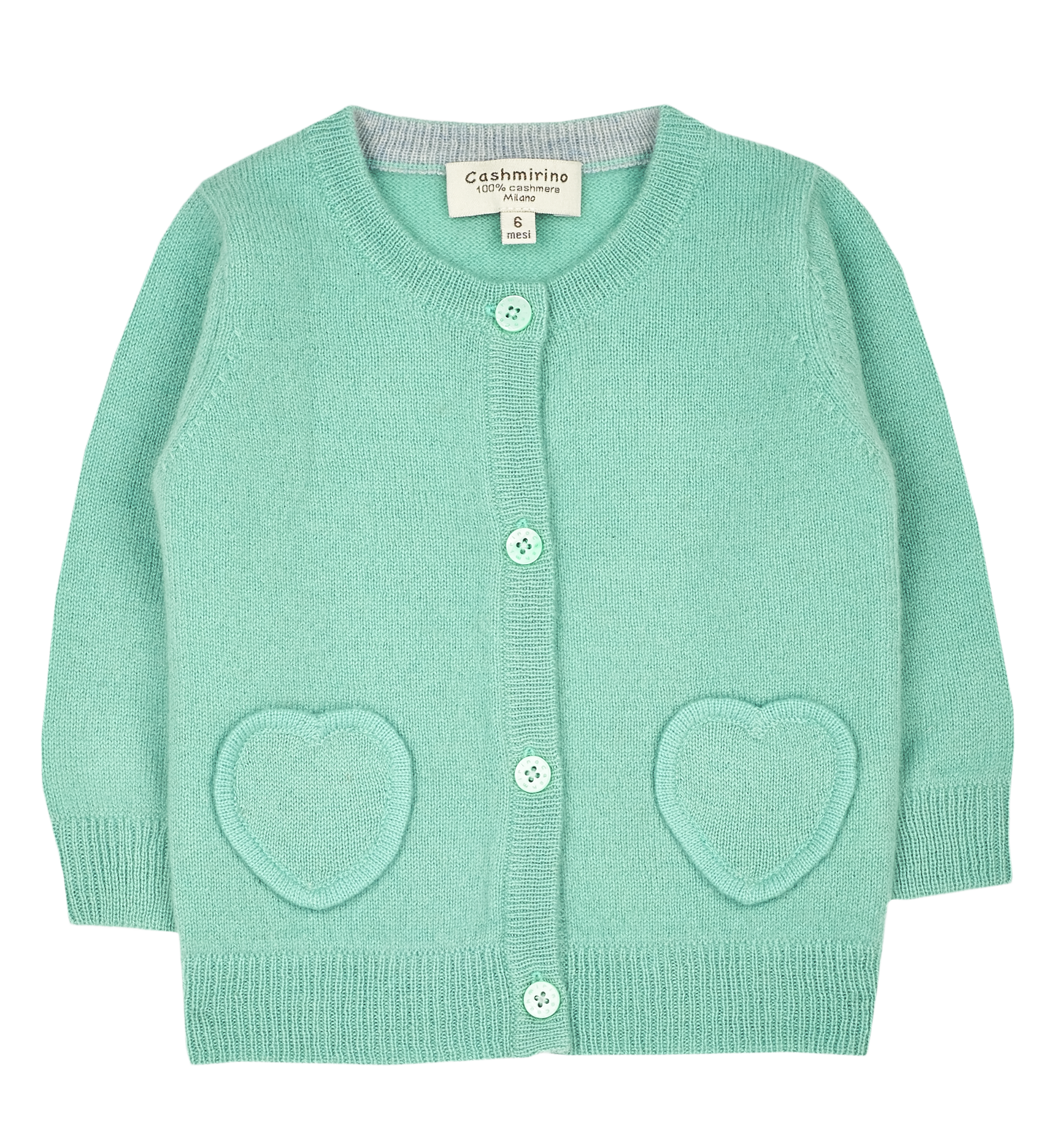 Baby Girl - Sweetheart 100% Cashmere cardigan