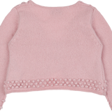 Baby Girl - Cashmere Shrug With Bobble Embroidery